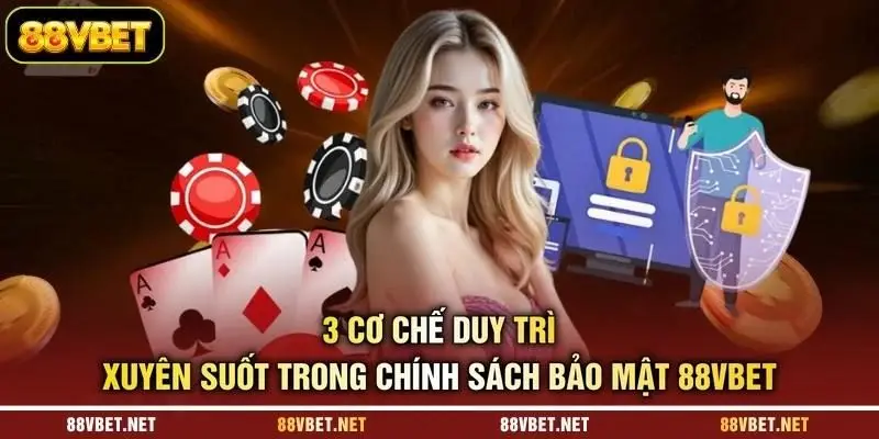 3 cơ chế duy trì xuyên suốt trong chính sách bảo mật 88VBET